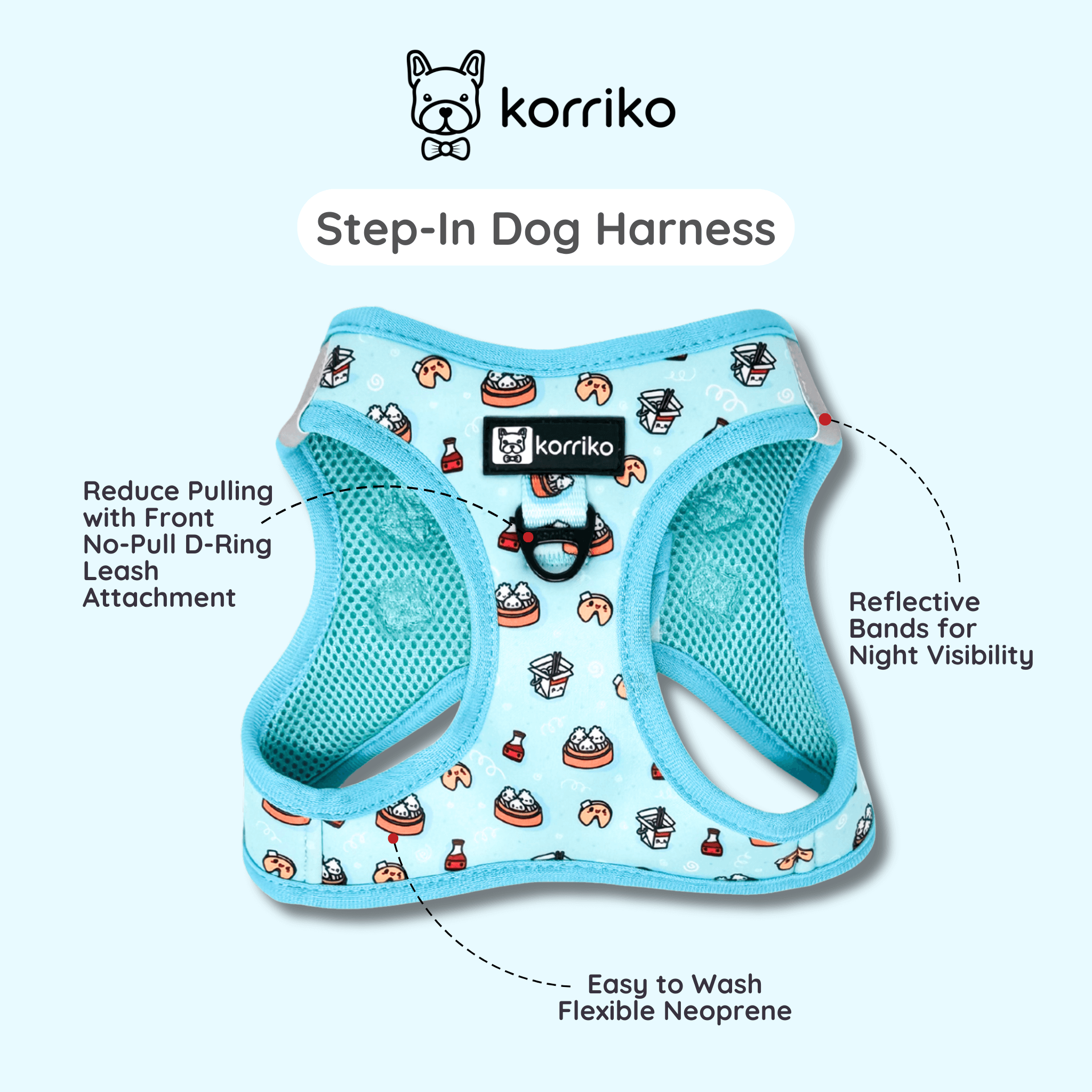 Step-In Dog Harness - Adorabao