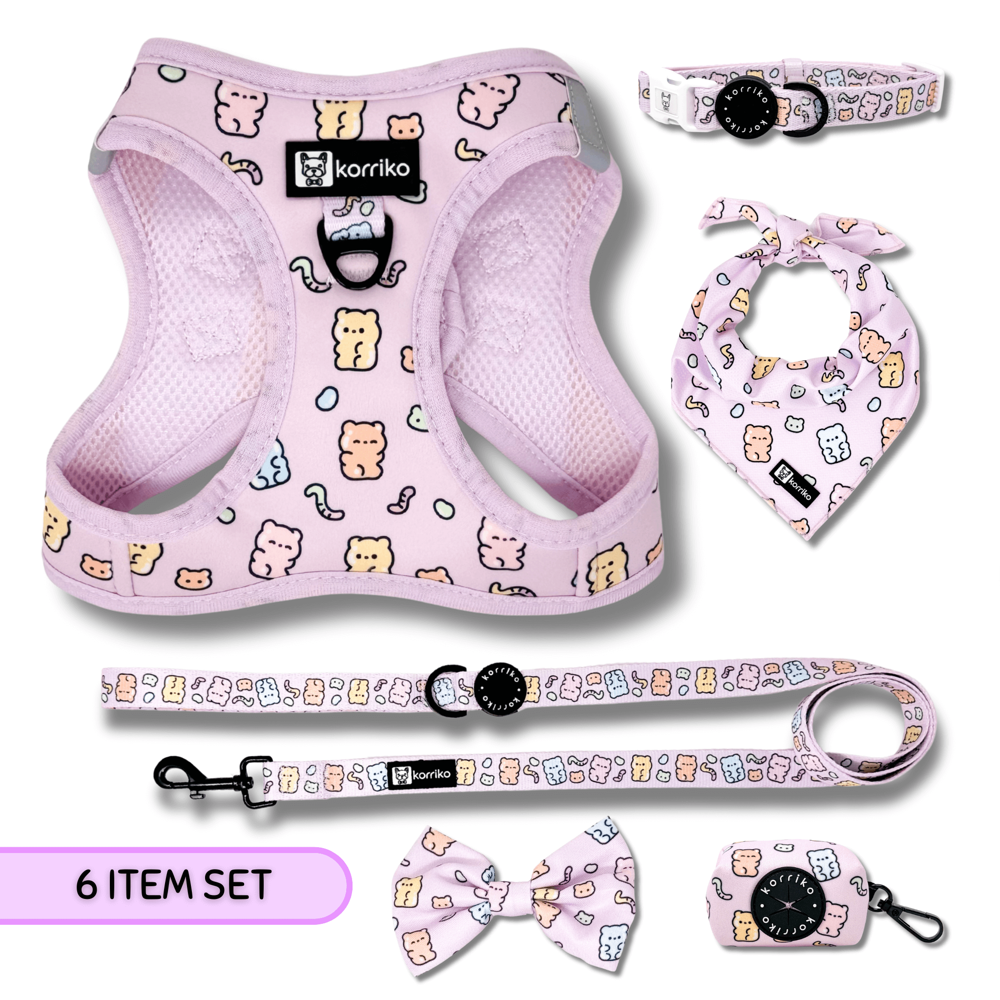 Ultimate Step-In Harness Bundle Set - Gummy Bear (6-Piece)