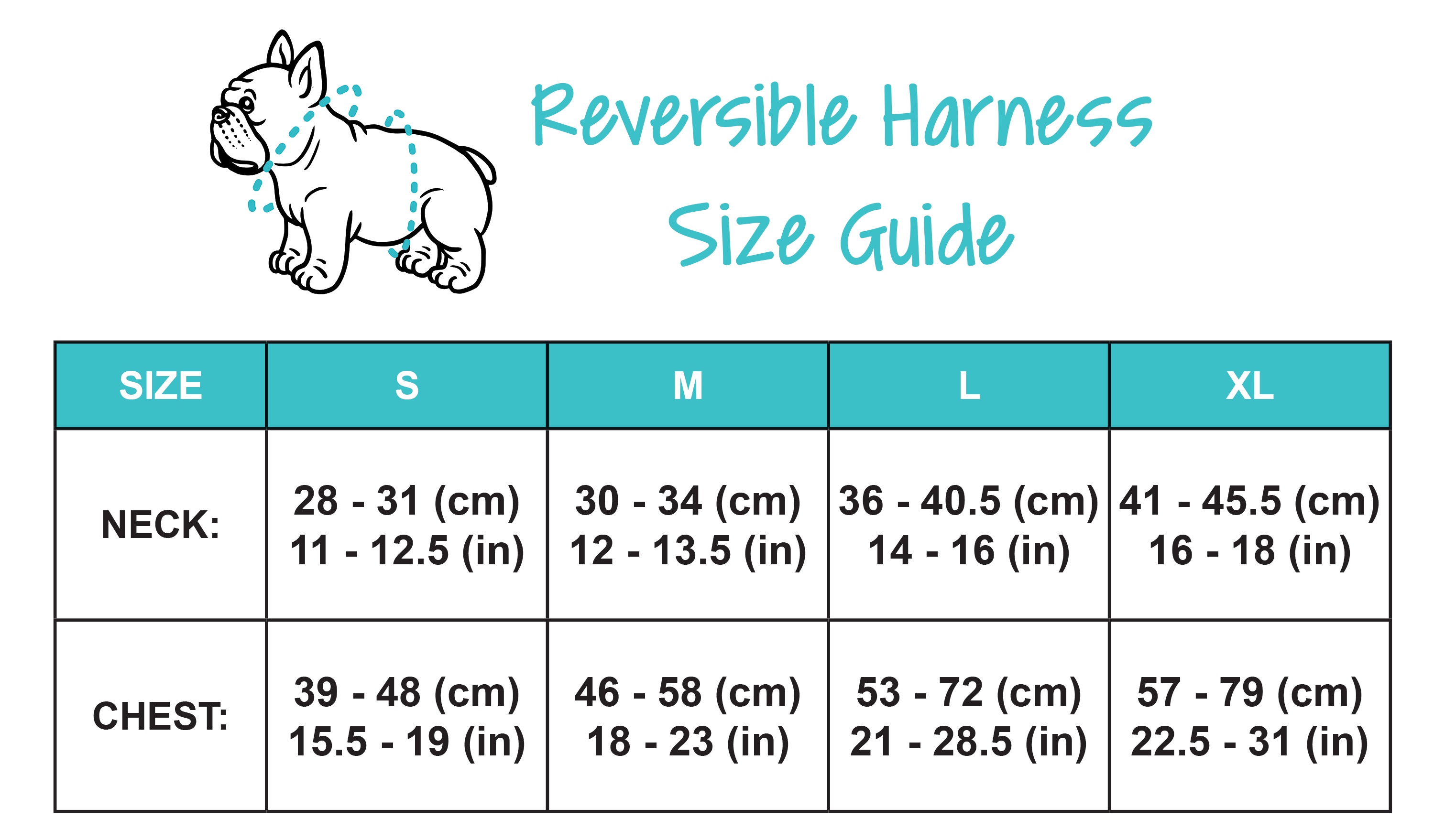 Reversible Dog Harness - Hearts & Horns (Blue Paw Co. - FINAL SALE)