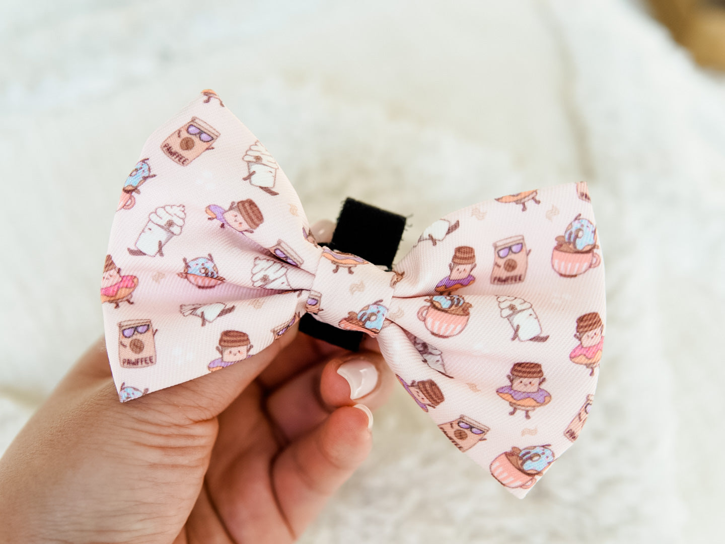 Dog Bow Tie - Coffee Break (Final Sale)