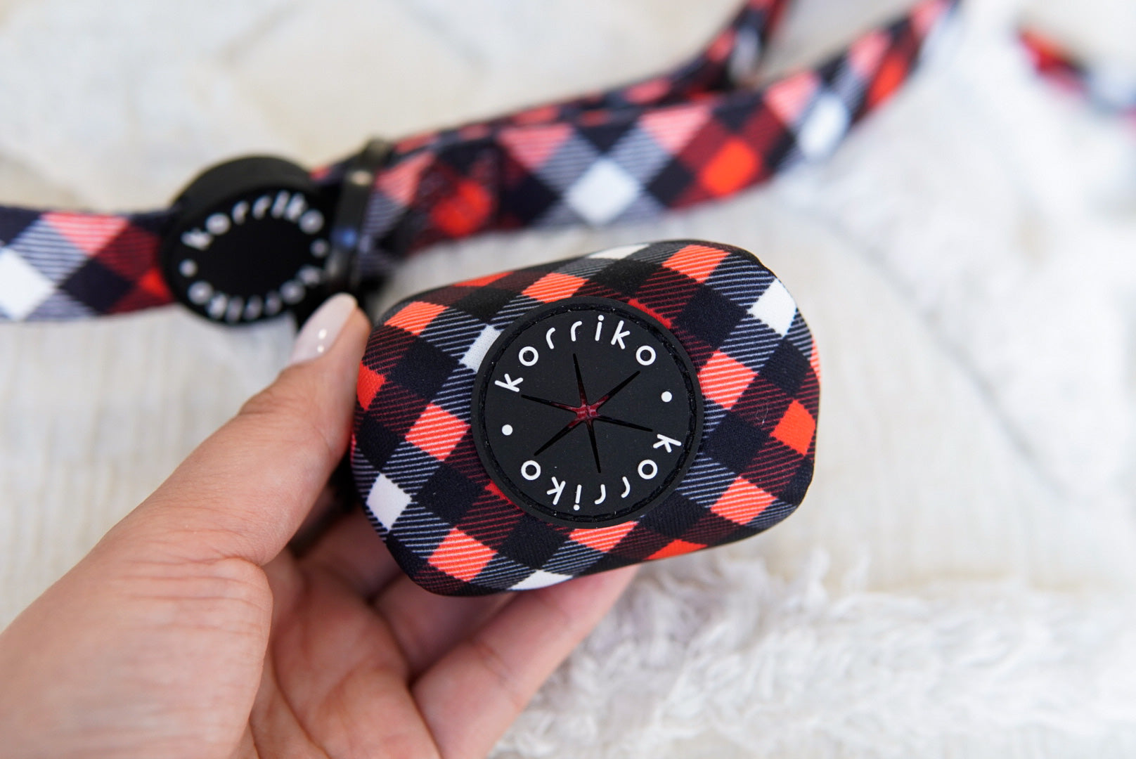 Poop Bag Dispenser - Red Plaid (Final Sale)