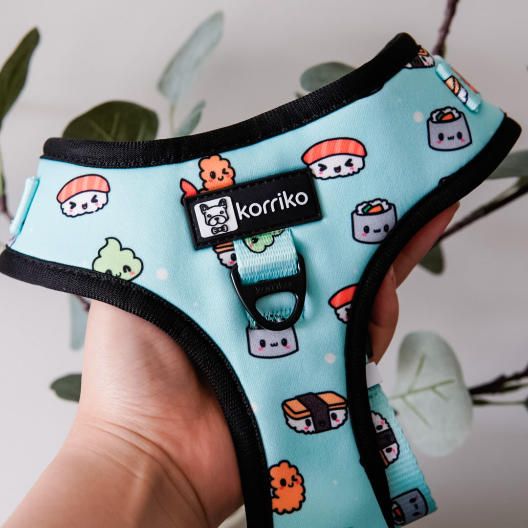 Adjustable Dog Harness - Sushi (SECONDS - FINAL SALE)