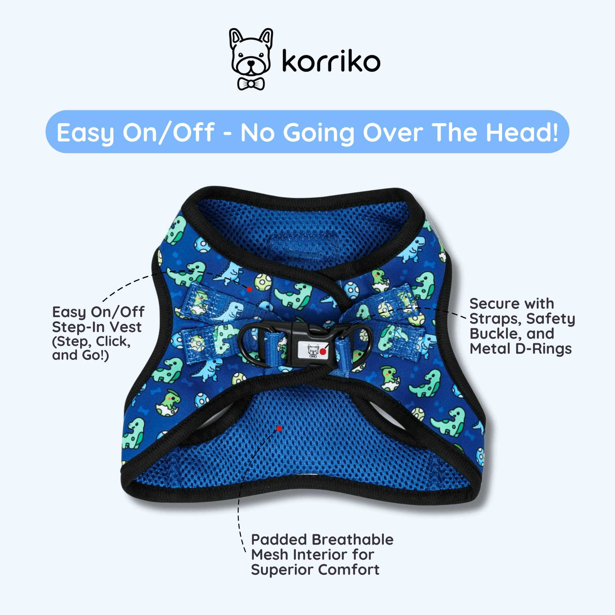 Ultimate Harness Bundle Set - Dino (Step-In)