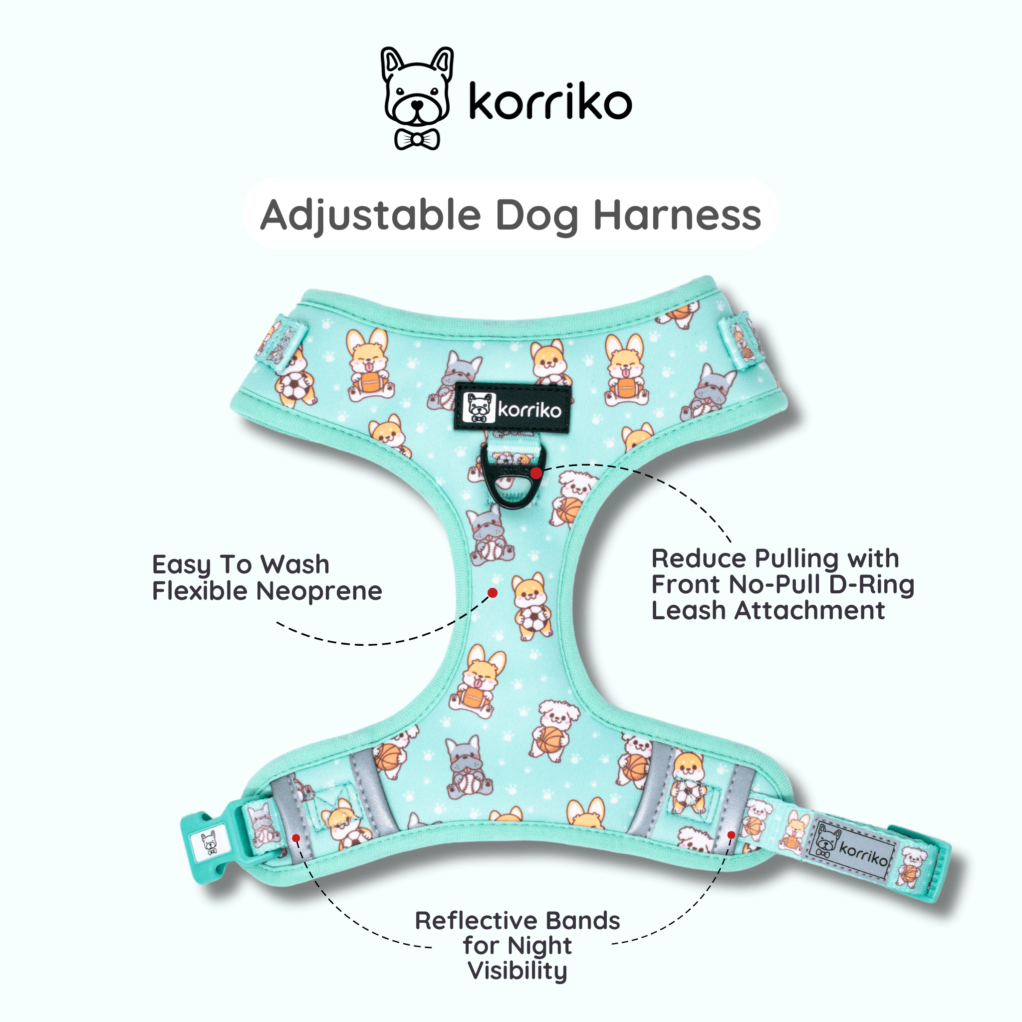 Ultimate Adjustable Harness Bundle Set - Dream Team (6-Piece) (Final Sale)