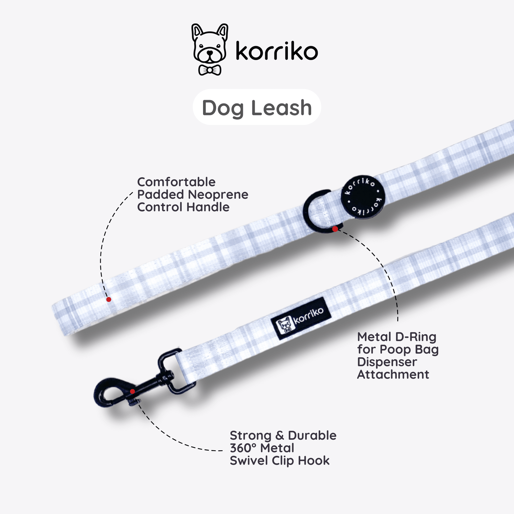 Dog Leash - Park City Plaid (Final Sale)