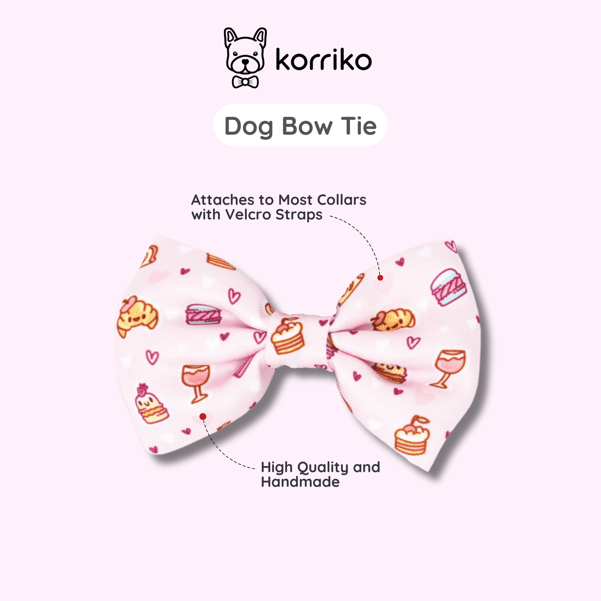 Dog Bow Tie - Patisserie (Final Sale)