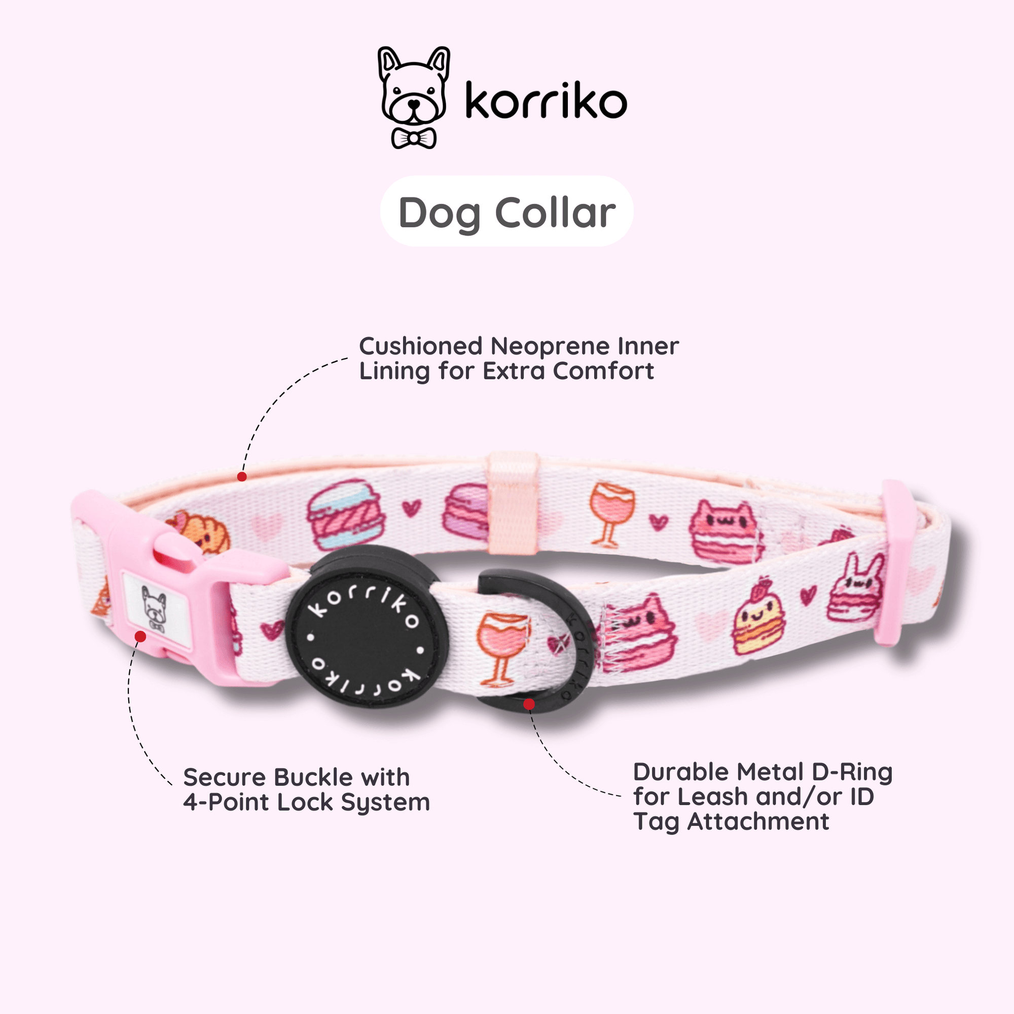 Dog Collar - Patisserie (Final Sale)