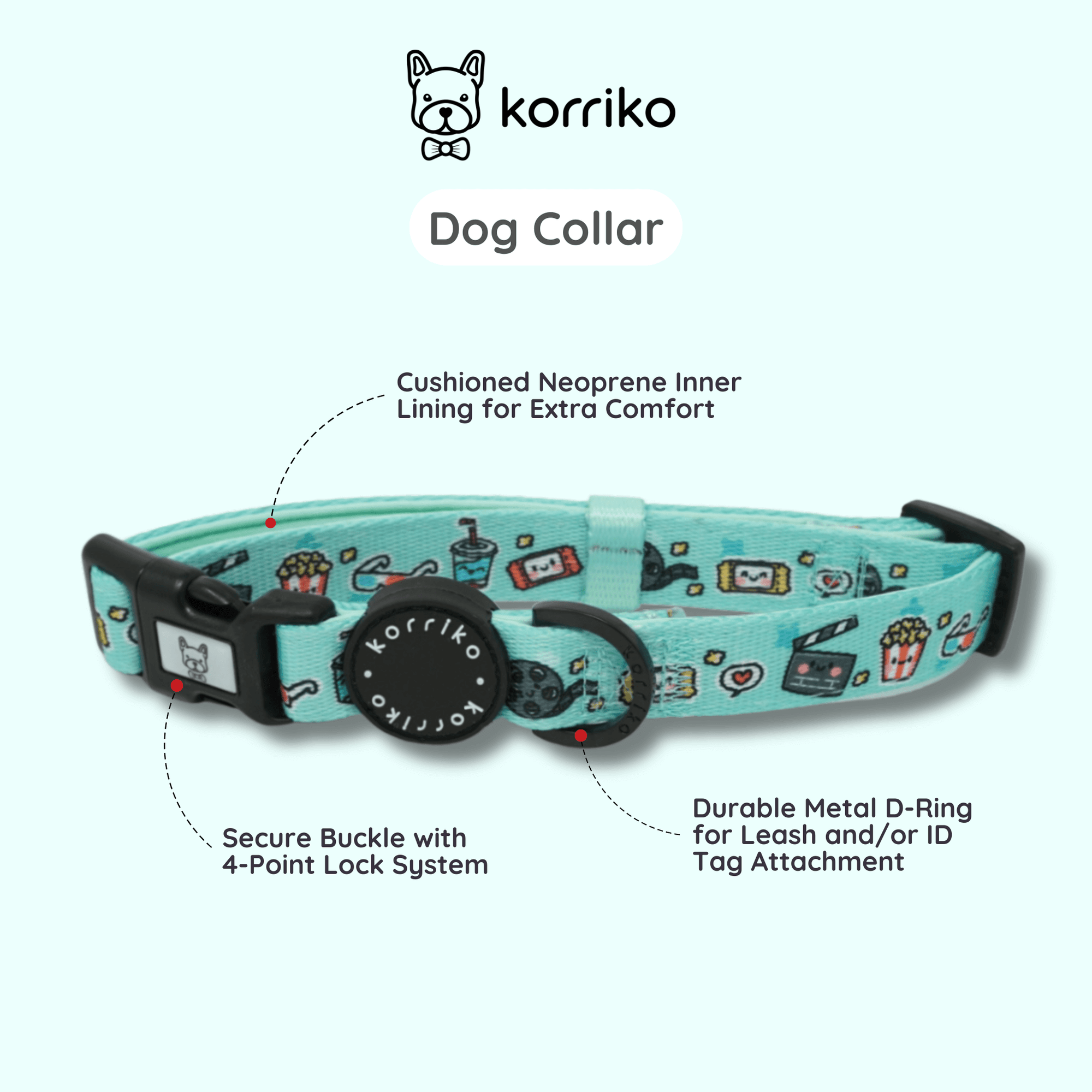 Dog Collar - Pupflix (Final Sale)