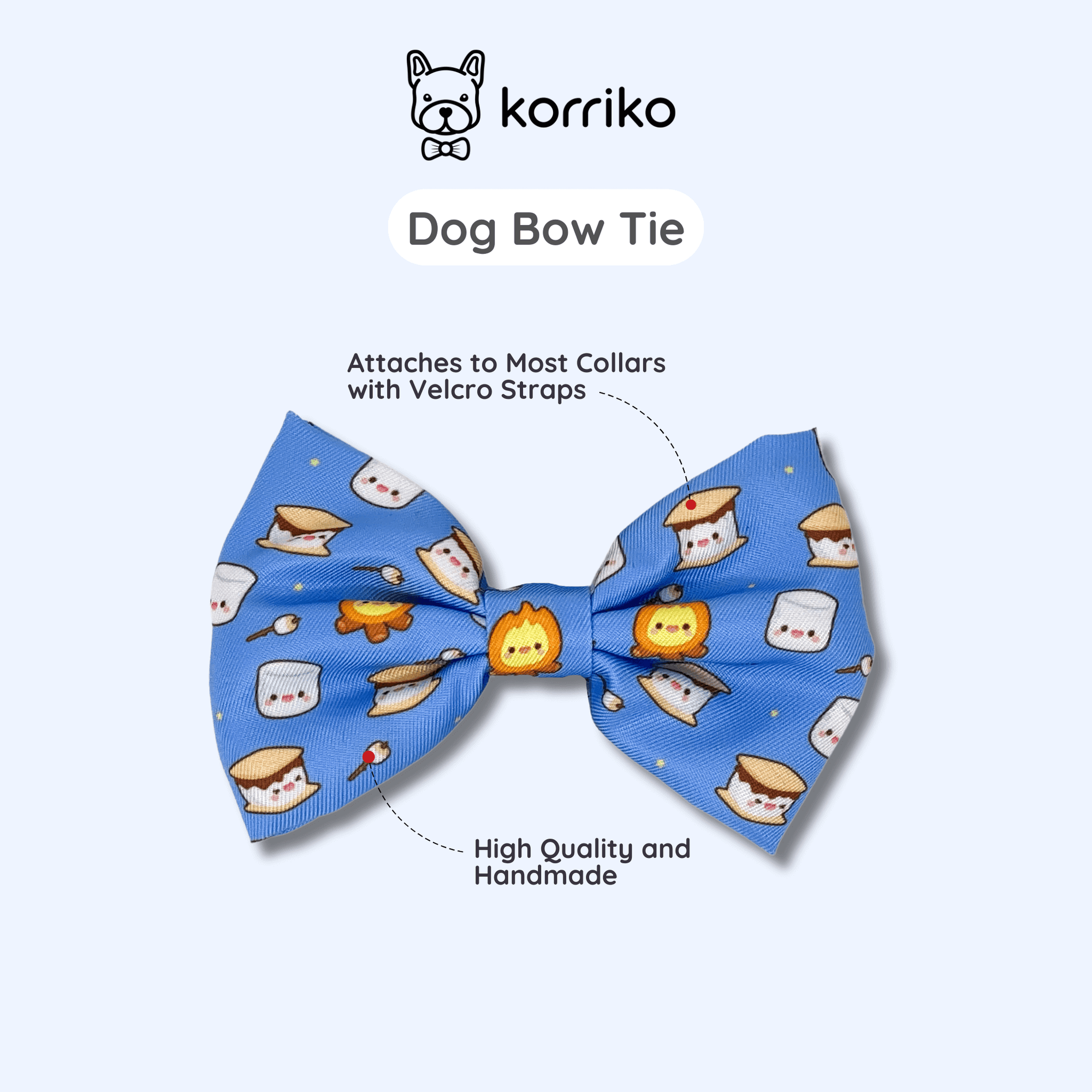Dog Bow Tie - S'mores
