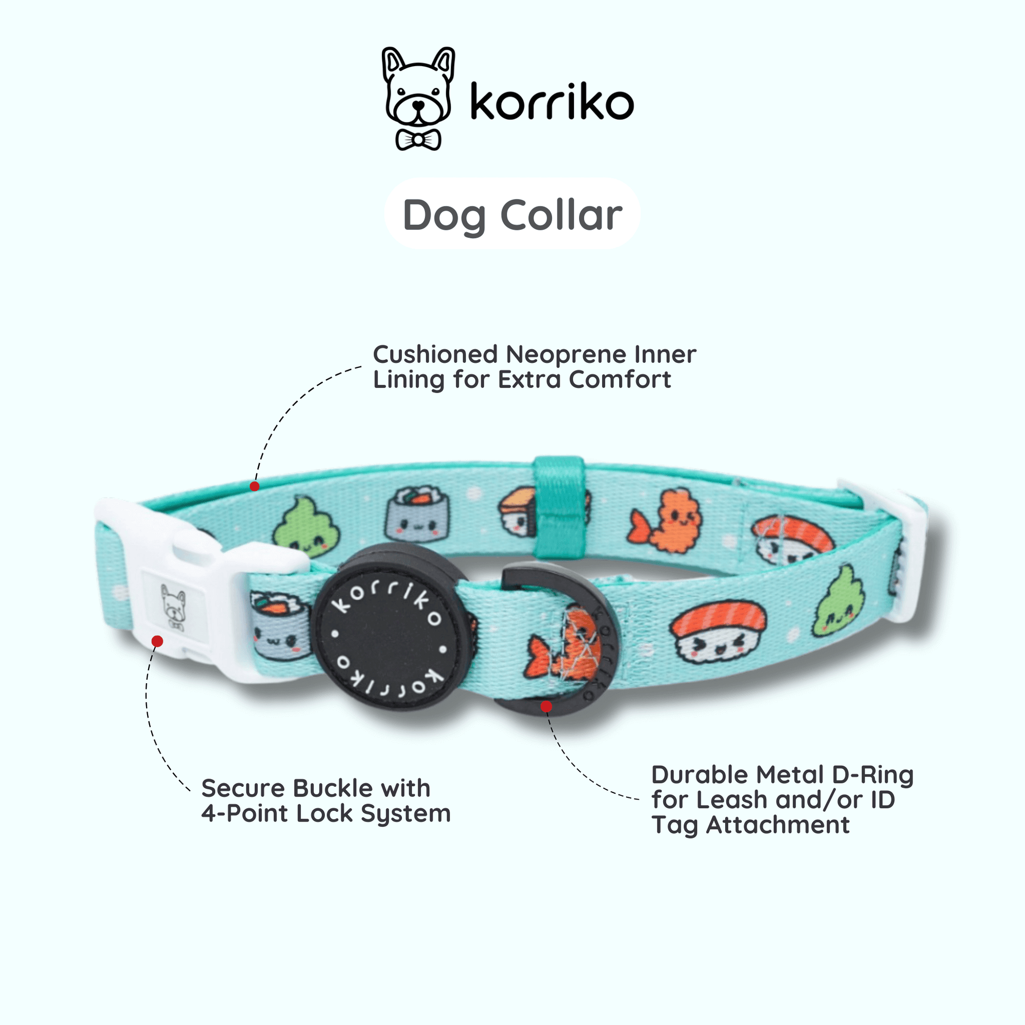 Dog Collar - Sushi
