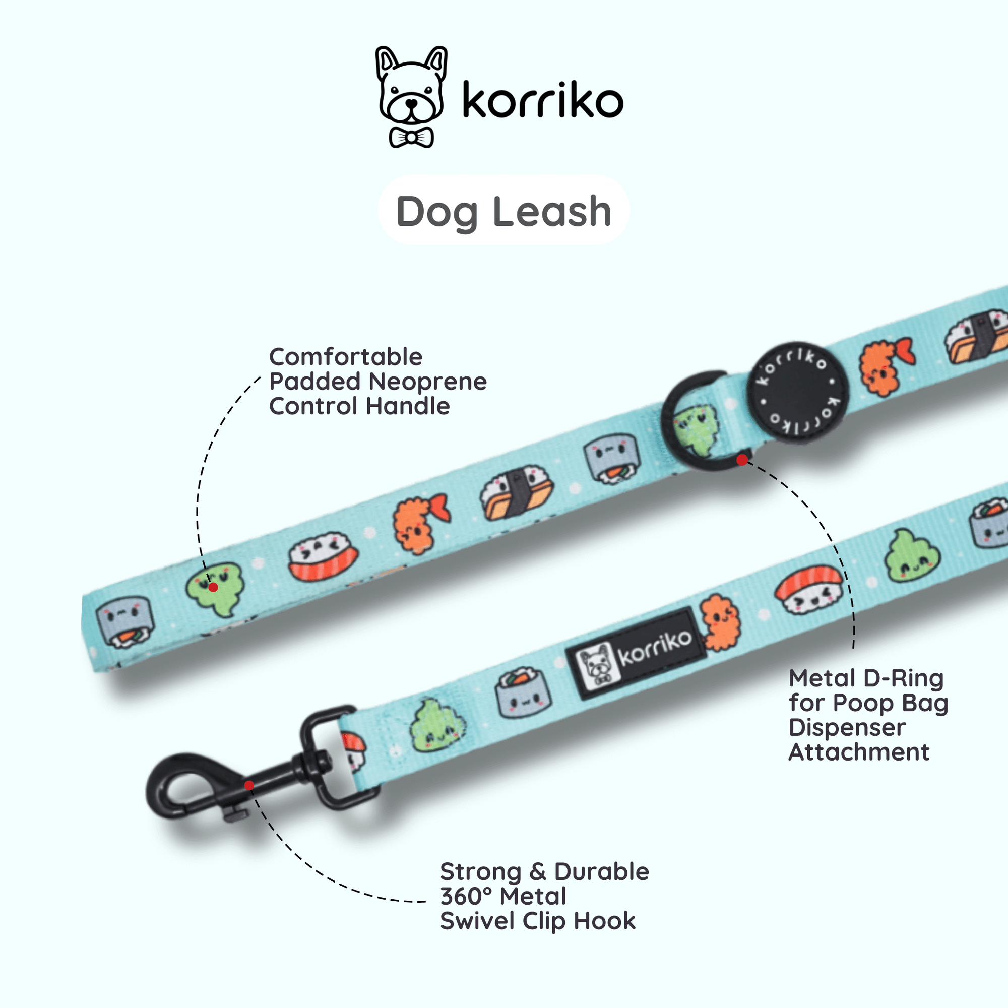 Dog Leash - Sushi