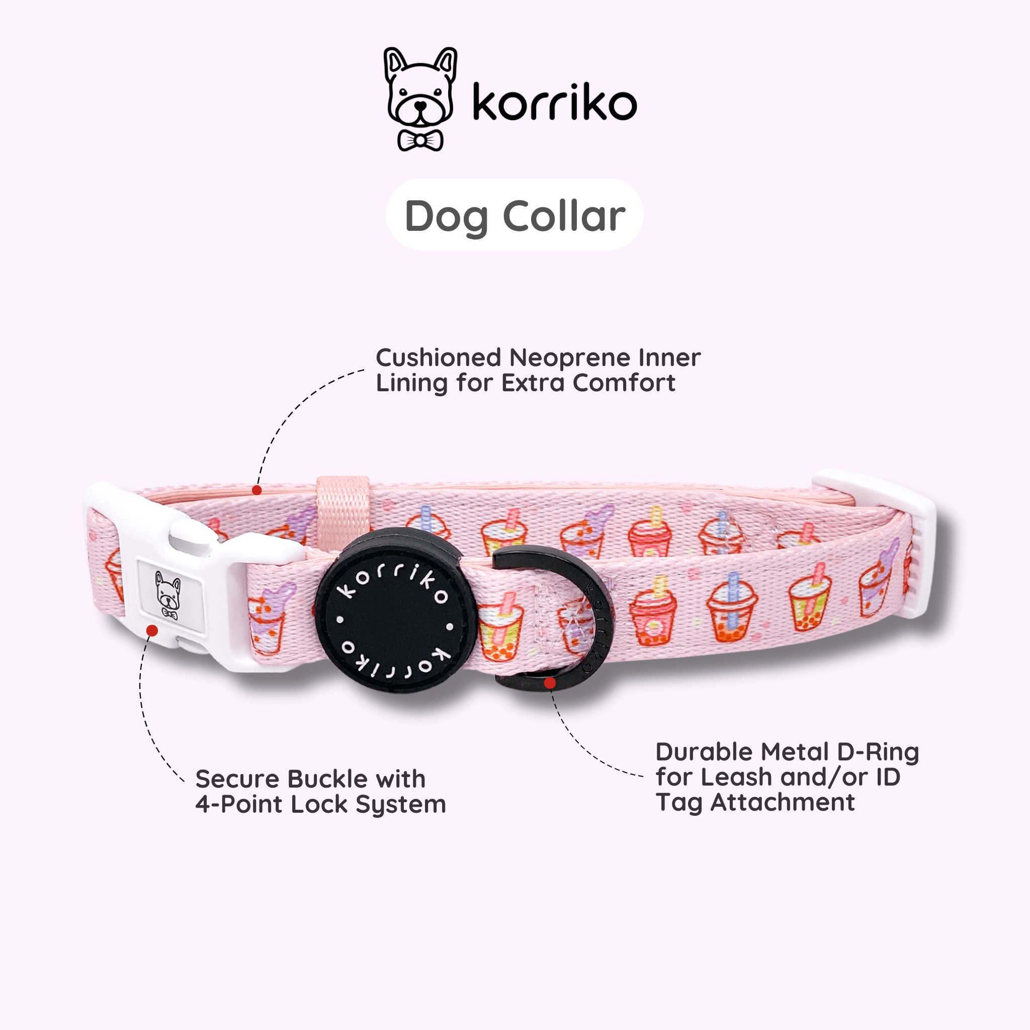 Ultimate Collar Bundle Set - Taro Milk Tea (5-Piece)