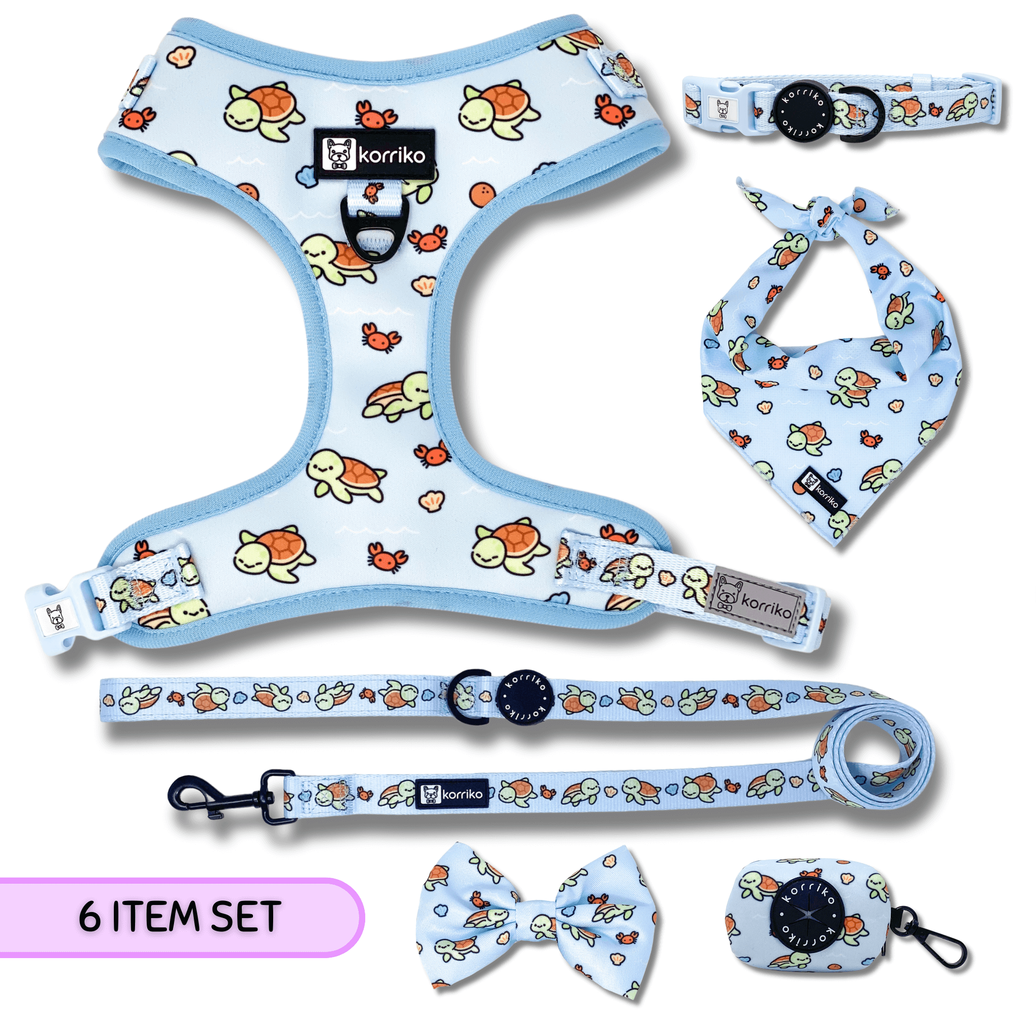 Ultimate Adjustable Harness Bundle Set - Under The Sea (6-Piece)