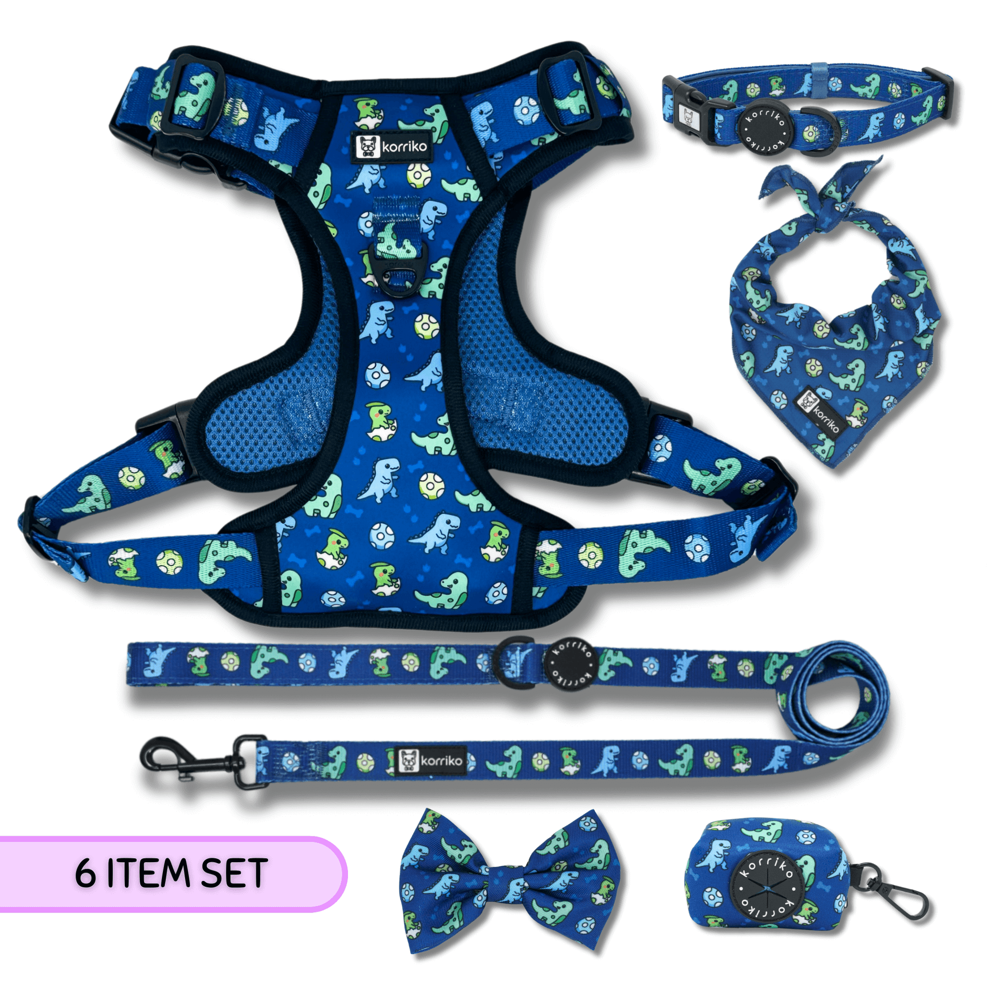 Ultimate Harness Bundle Set - Dino (Exploration No-Pull)