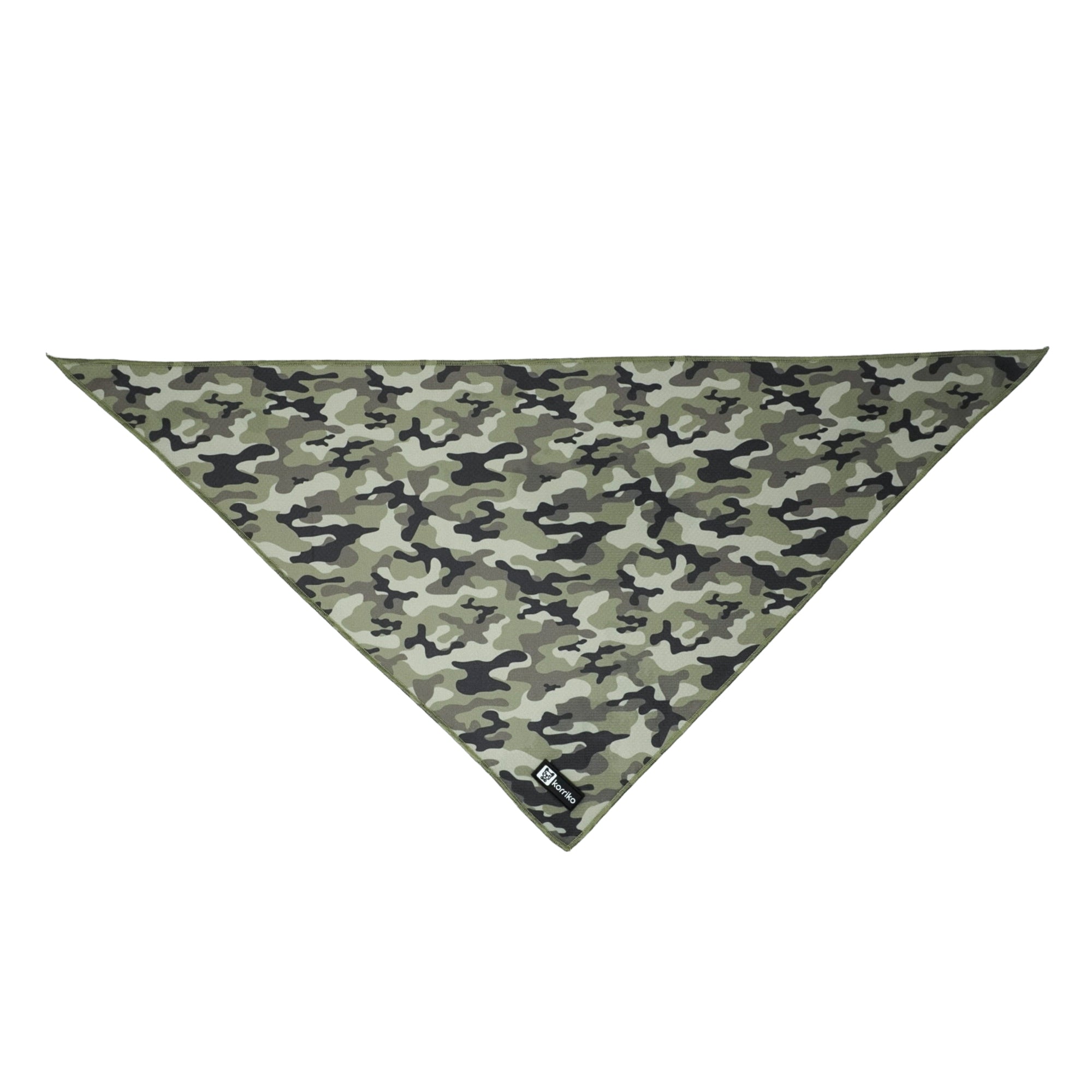 Cooling Dog Bandana - Green Camo