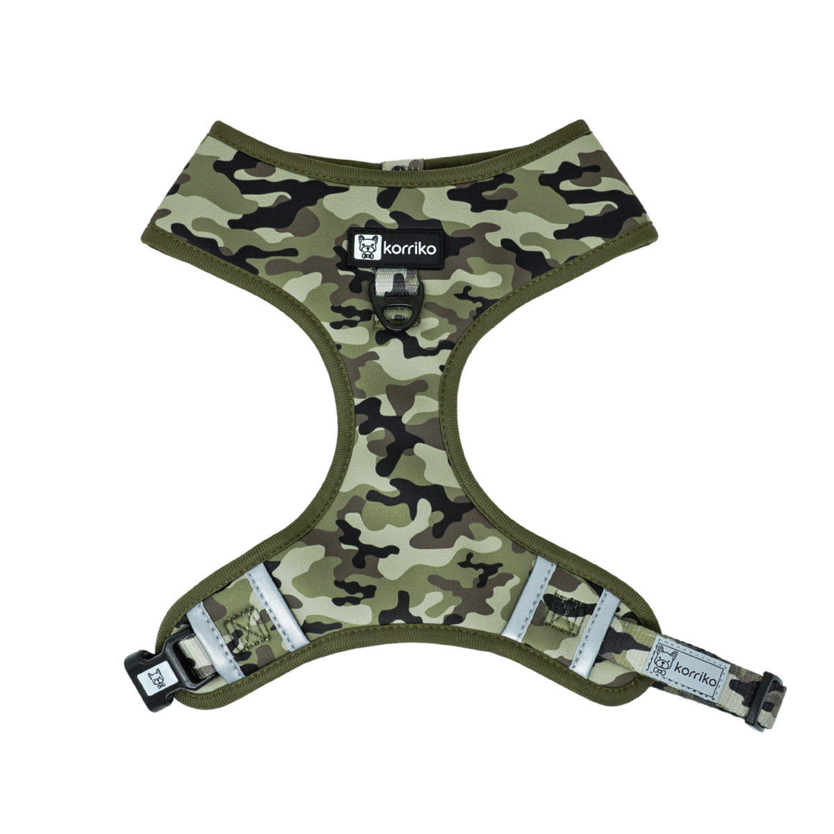 Classic No-Pull Dog Harness - Green Camo