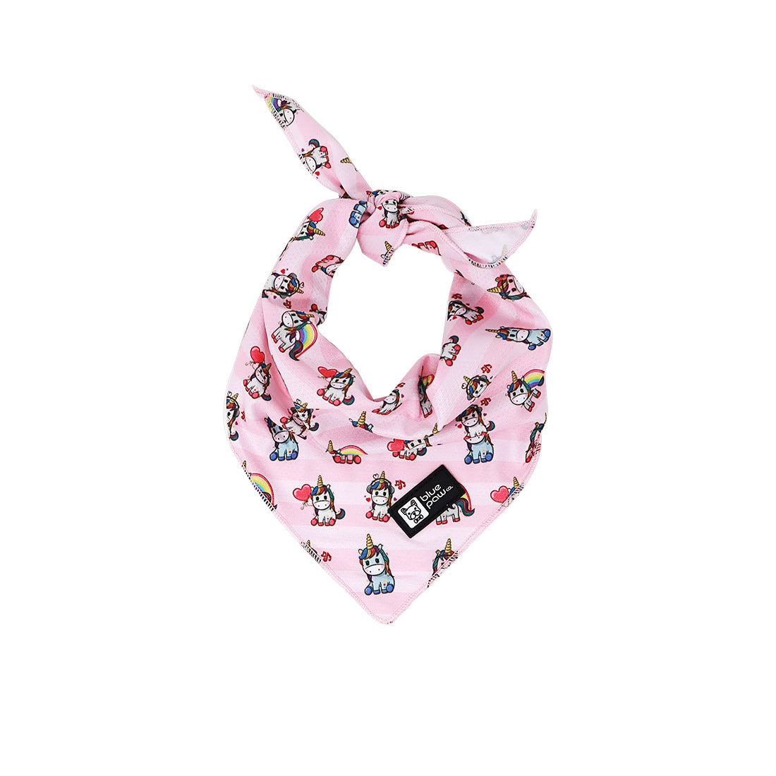 Cooling Dog Bandana - Hearts &amp; Horns (Blue Paw Co. - FINAL SALE)